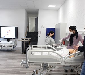 Das zweite Skills Lab für die Vernetzung zwischen Theorie und Praxis hat seinen Platz in der ersten PBZ-Etage.